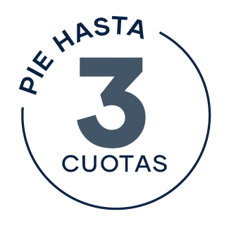 Pie en 3 cuotas